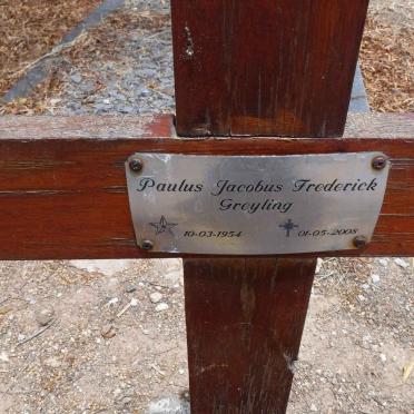 GREYLING Paulus Jacobus Frederick 1954-2008