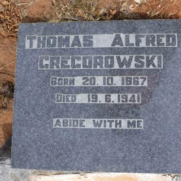 GREGOROWSKI Thomas Alfred 1867-1941