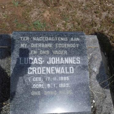 GROENEWALD Lucas Johannes 1885-1963
