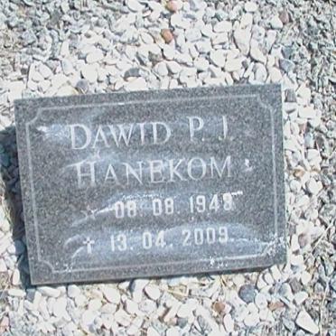 HANEKOM Dawid P. J. 1948-2009