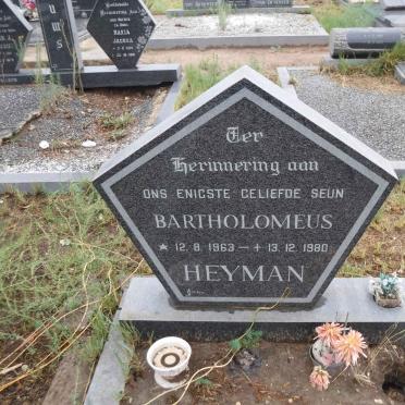 HEYMAN Bartholomeus 1963-1980