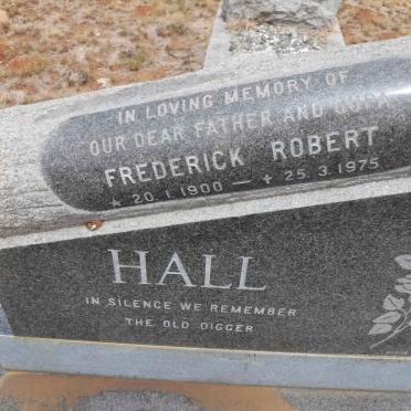 HALL Frederick Robert 1900-1975