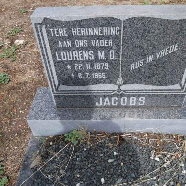 JACOBS Lourens M.D. 1879-1965