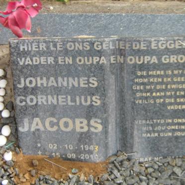 JACOBS Johannes Cornelius 1943-2010