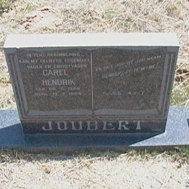 JOUBERT Carel Hendrik -1984 &amp; Hermina Christina Maryna BOTES 19??-201?