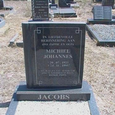 JACOBS Michiel Johannes 1923 - 1995