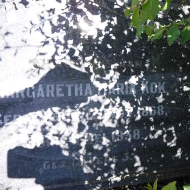 KOK Margaretha Maria nee THERON 1868-1938