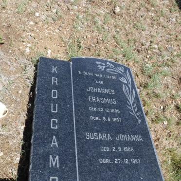 KROUCAMP Johannes Erasmus 1885-1967 &amp; Susara Johanna 1905-1987