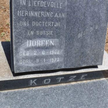 KOTZE Doreen 1962-1972