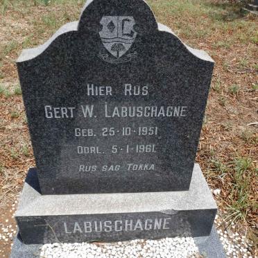 LABUSCHAGNE Gert W. 1951-1961