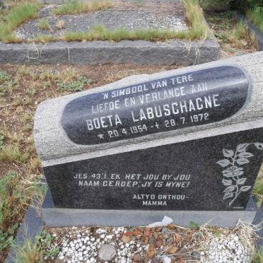 LABUSCHAGNE Boeta 1954-1972