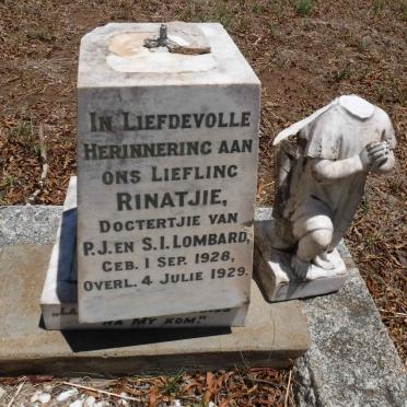 LOMBARD Rinatjie 1928-1929