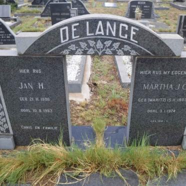 LANGE Jan H., de 1906-1983 &amp; Martha J.C. MARITZ 1903-1974