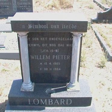 LOMBARD Willem Pieter 1965-1984