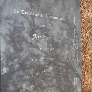 LEMMER Andre 1964-2002