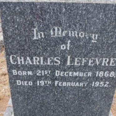 LEFEVRE Charles 1868-1952