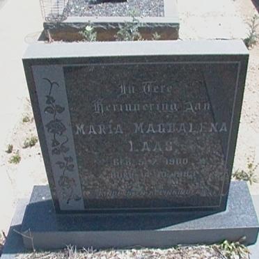 LAAS Maria Magdalena 1900-1983