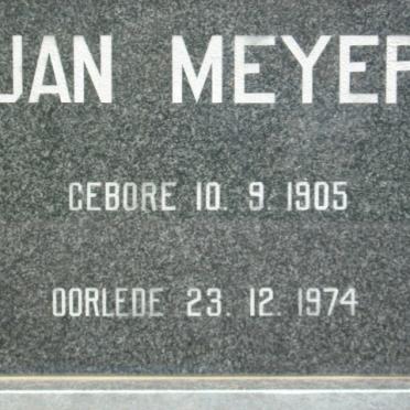 MEYER Jan 1905-1974