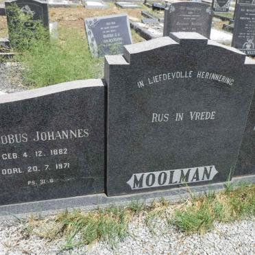MOOLMAN Jacobus Johannes 1882-1971 &amp; Dorathea Magdalena Josina 1881-1960