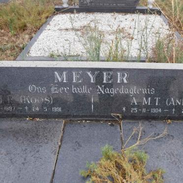 MEYER J.J.P. 1897-1991 &amp; A.M.T. 1904-2003