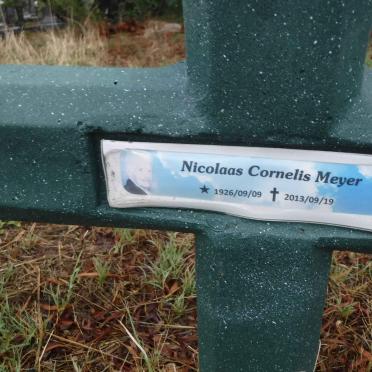 MEYER Nicolaas Cornelis 1926-2013