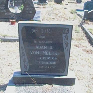 MOLTKE Adam G., von 1931-1986