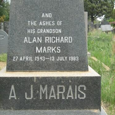 MARKS Alan Richard 1943-1983