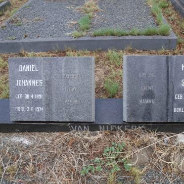 NIEKERK Daniel Johannes, van 1891-1974 &amp; Hester Sophia 1900-1980