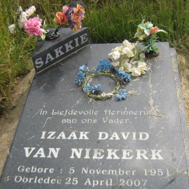 NIEKERK Izaak David, van 1951-2007