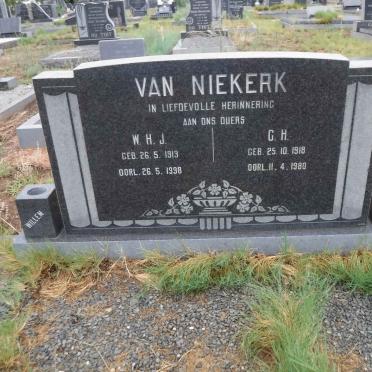 NIEKERK Willem H.J., van 1913-1998 &amp; Catharina H. 1918-1980