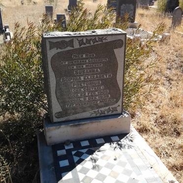 PRETORIUS Susanna Sophia Elizabeth nee COETZEE 1906-1939