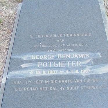 POTGIETER George Benjamin 1907-1987