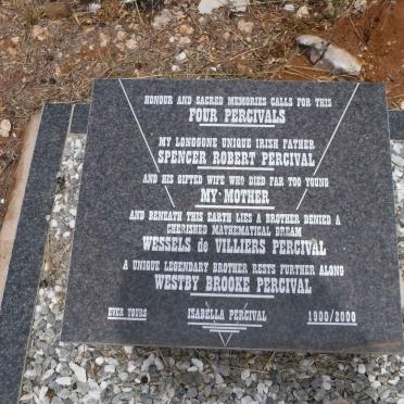 PERCIVAL Spencer Robert :: PERCIVAL Wessels de Villiers :: PERCIVAL Westby Brook