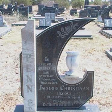PENN Jacobus Christiaan 1947-19?7
