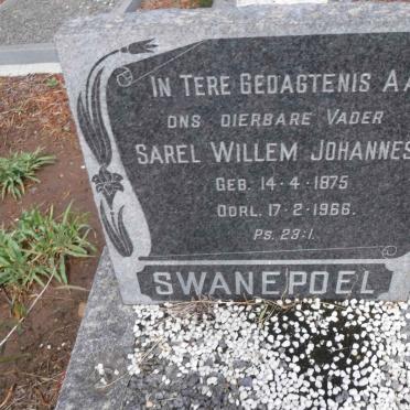 SWANEPOEL Sarel Willem Johannes 1875-1966