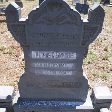 SNYDERS Petrus C. 1849-1934