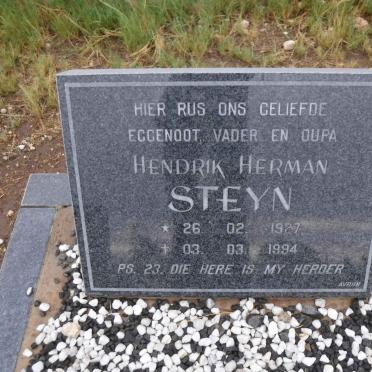 STEYN Hendrik Herman 1927-1994