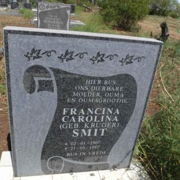SMIT Francina Carolina nee KRUGER 1907-1987