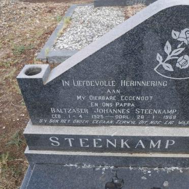 STEENKAMP Baltzaser Johannes 1925-1968