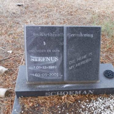 SCHOEMAN Stefnus 1919-2001