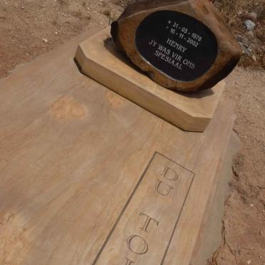 TOIT Henry, du 1978-2002