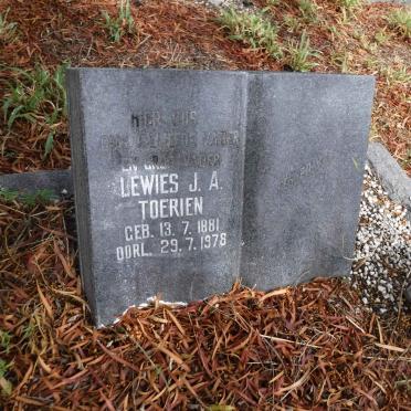 TOERIEN Lewies J.A. 1881-1978 &amp; Susanna Maria DE JONGH 1891-1969