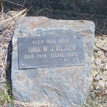 VILJOEN Anna W.J. 1914-1920