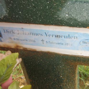 VERMEULEN Dirk Johannes 1936-2015