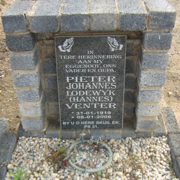 VENTER Pieter Johannes Lodewyk 1919-2006
