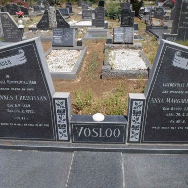 VOSLOO Johannes Christiaan 1889-1960 &amp; Anna Margaretha Maria ROODT 1896-1985