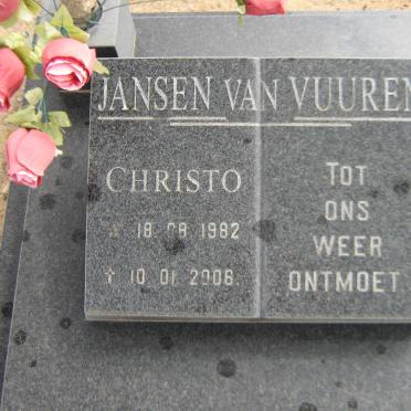 VUUREN Christo, Jansen van 1982-2006