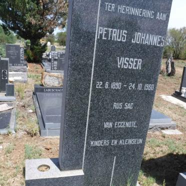 VISSER Petrus Johannes 1890-1960