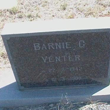 VENTER Barnie G. 1942-1980
