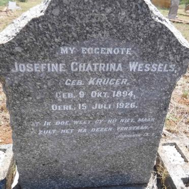 WESSELS Josefine Chatrina nee KRUGER 1894-1926